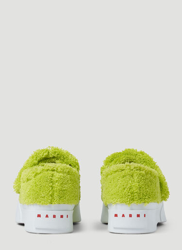 Marni Pablo Furry Mary Janes Green mni0252023