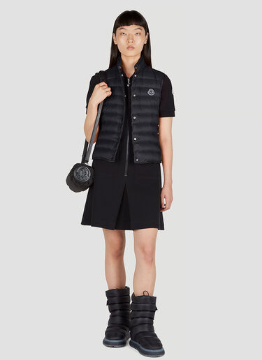 Quilted Sleeveless Jacket Moncler Quilted Sleeveless Jacket Black mon0251008