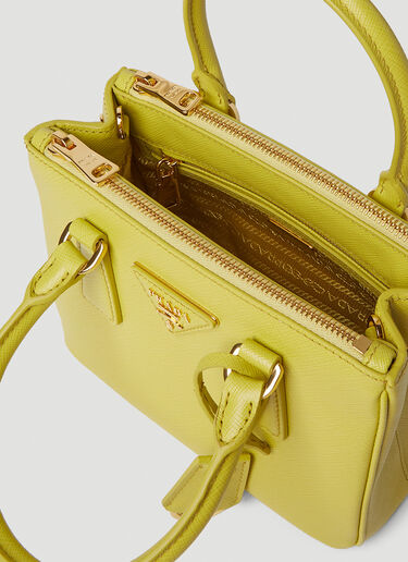 Prada Galleria Saffiano Handbag Yellow pra0252023