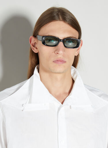 Yohji Yamamoto Triple Collar Long Shirt White yoy0154001