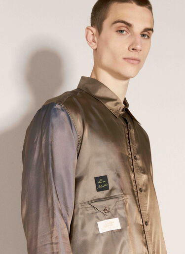 Martine Rose Lining Shirt Brown mtr0156004