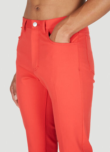 Marni Fitted Flare Pants Red mni0152008