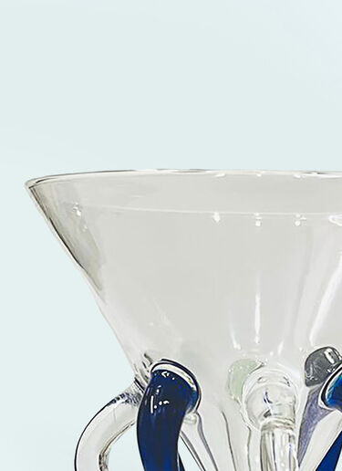 Les-Ottomans Medusa Glass Blue wps0691371