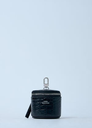 TOTEME Croc-Embossed Jewelry Box Black tot0261032