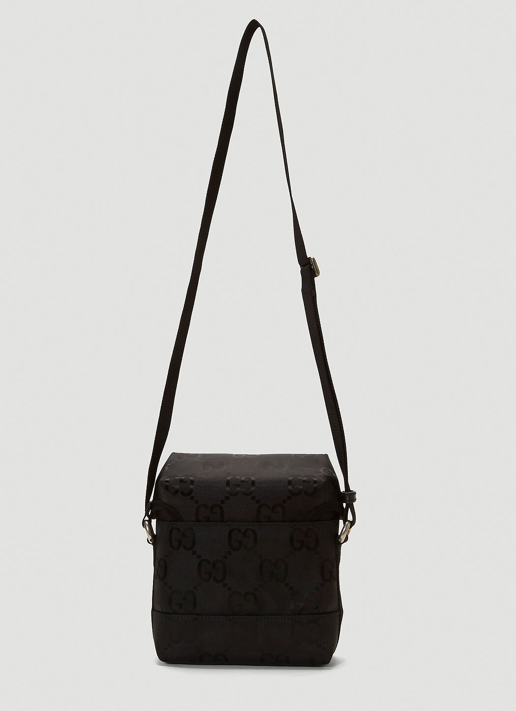 Gucci Eco Nylon Messenger Bag in Black LN CC