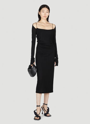 Helmut Lang Scala Dress Black hlm0252004