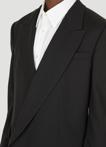 Alexander McQueen Asymmetric Blazer Black amq0149003