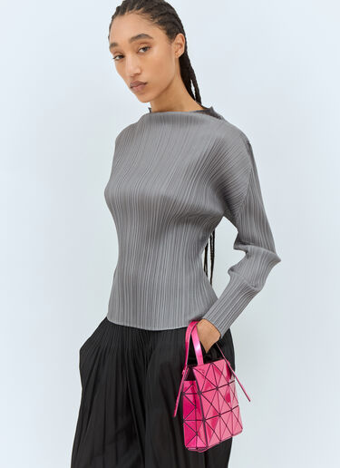 Bao Bao Issey Miyake Carat Mini Handbag Pink bao0259007