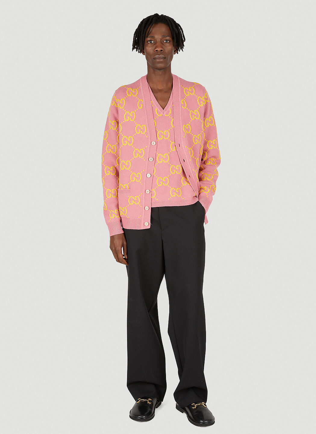 Gucci cardigan men discount