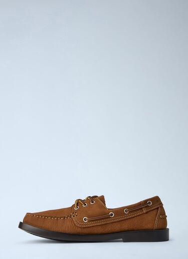 皮革船鞋 CAMPER 皮革船鞋 棕色 cmp0164010