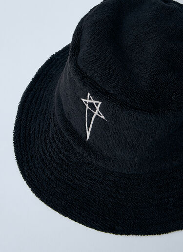 Rick Owens Beach Bucket Hat Black ric0159064