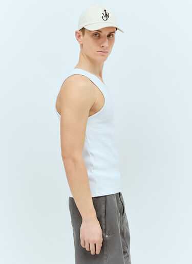 JW Anderson Anchor Embroidery Tank Top White jwa0156004