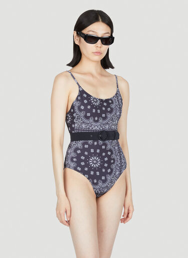 Arizona Love St Tropez Bandana Print Swimsuit Black arz0253008