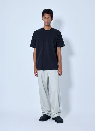 LN-CC® - Moncler x FRGMT Hiroshi Fujiwara: Cotton Jersey T-Shirt - Black Moncler x FRGMT Hiroshi Fujiwara Cotton Jersey T-Shirt Black mfr0166012