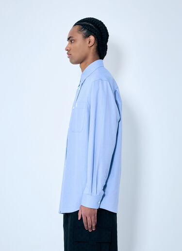Gucci Embroidered Oxford Shirt Light Blue guc0159050