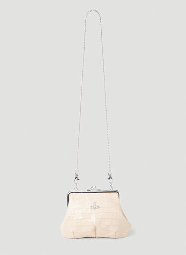 Vivienne Westwood Granny Frame Leather Handbag Cream vvw0253037