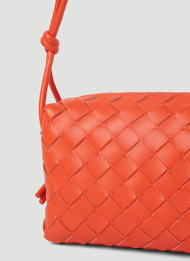 Bottega Veneta Loop Intrecciato Mini Shoulder Bag Orange bov0252014