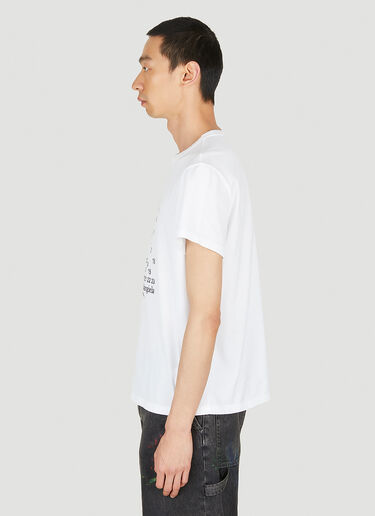 Maison Margiela Number Print T-Shirt White mla0150003