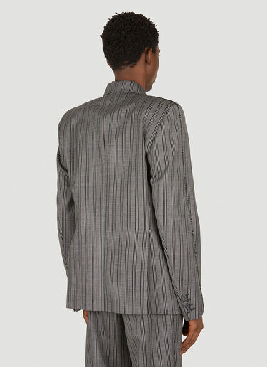 VTMNTS Striped Tailored Blazer Grey vtm0350003