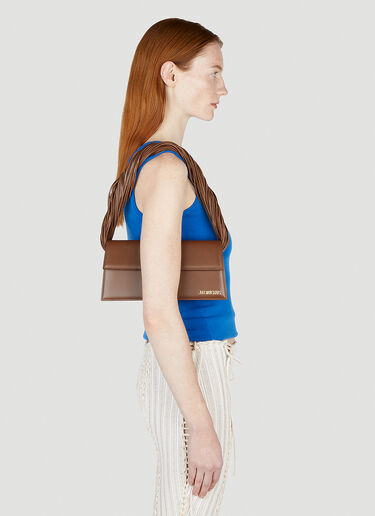 Jacquemus Le Bambino Long Ficiu Shoulder Bag Brown jac0251069