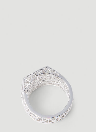 Tom Wood Mesh Medium Ring Silver tmw0352006