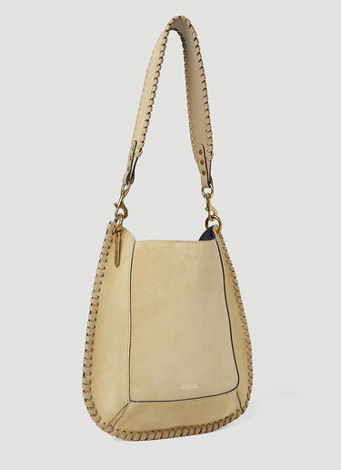 Isabel Marant Oskan Shoulder Bag Beige ibm0251016