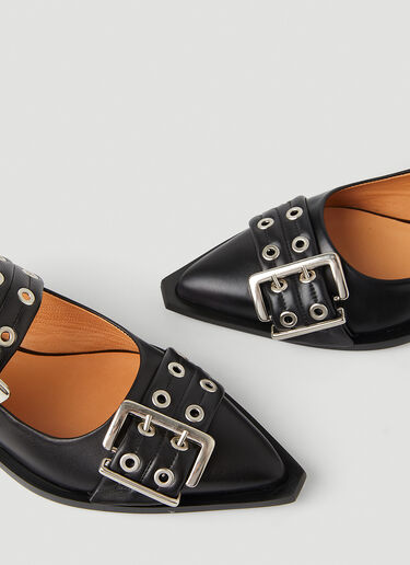 GANNI Slingback Shoes Black gan0247050