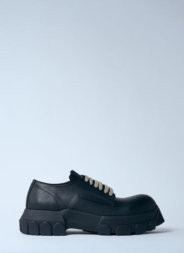 Rick Owens Bozo Tractor Lace-Up Shoes Black ric0159053