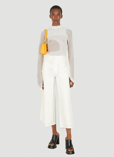 Eckhaus Latta Panel Pants White eck0248006