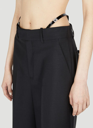 Gucci Thong Strap Pants Black guc0252067