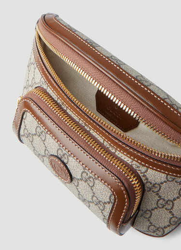 Gucci Interlocking G Supreme Belt Bag Beige guc0147192