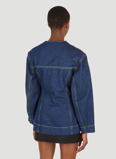 Hourglass Denim Jacket GANNI Hourglass Denim Jacket Blue gan0251085