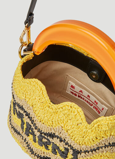 Marni x No Vacancy Venice Mini Bucket Shoulder Bag Yellow mvy0253017
