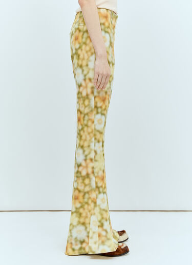 Acne Studios 플루이드 프린트 팬츠  그린 acn0256033