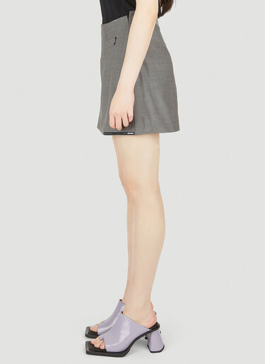 Eytys Dakota Wrap Mini Skirt Grey eyt0248001