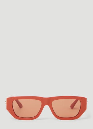 Bottega Veneta Bolt Rectangular Sunglasses Orange bos0353003