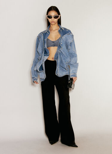 Y/Project Snap-Off Denim Shirt Blue ypr0254007