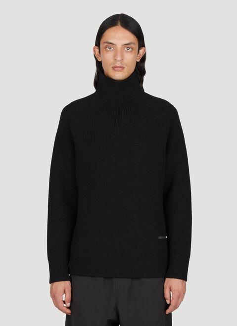 OAMC Peak High-Neck Knit Sweater Green oam0154003