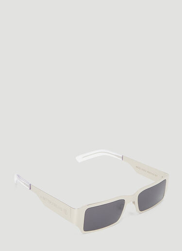 A Better Feeling Rectangle Sunglasses Silver abf0344007