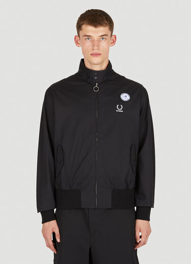 Raf Simons x Fred Perry Logo Embroidery Track Jacket Black rsf0150002