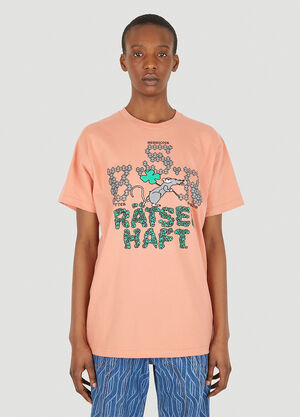 Butter Sessions Rätselhaft T-Shirt Orange bts0348001