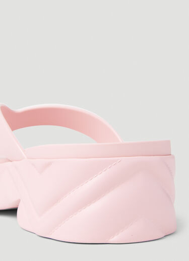 Gucci 厚底夹趾凉鞋 粉色 guc0253112