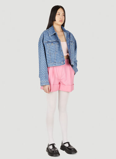 Miu Miu Levantina 褶裥短裤 粉色 miu0248013
