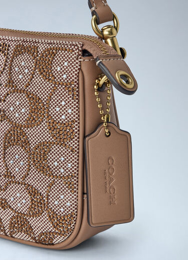 LN-CC® - Coach: Plaza Shoulder Bag In Crystal Signature Jacquard - Brown Coach Plaza Shoulder Bag In Crystal Signature Jacquard Brown coa0266029