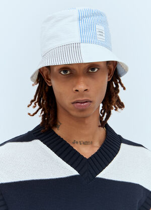 Thom Browne Quarter Bucket Hat Grey thb0159002