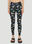 Burberry Floral Print Leggings Brown bur0249021