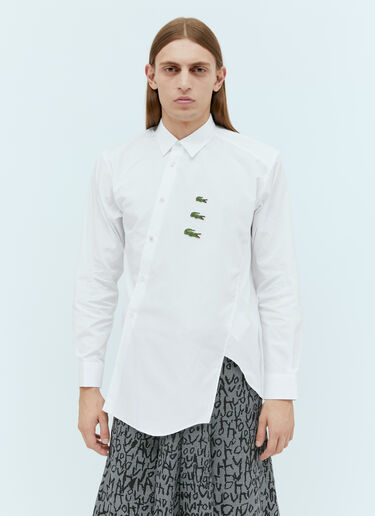 Comme des Garçons SHIRT 徽标扭褶衬衫 白色 cdg0154001