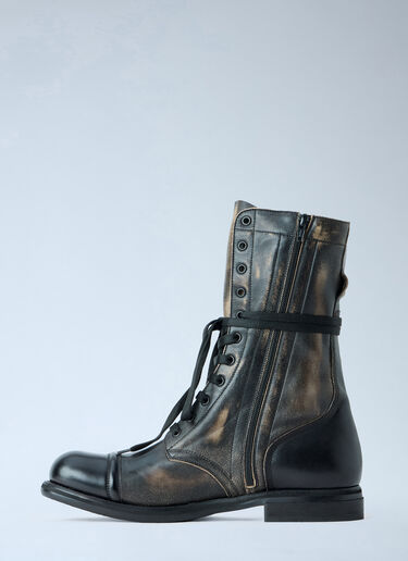 LN-CC® - Vivienne Westwood: Parachute Boots - Black Vivienne Westwood Parachute Boots Black vvw0165013