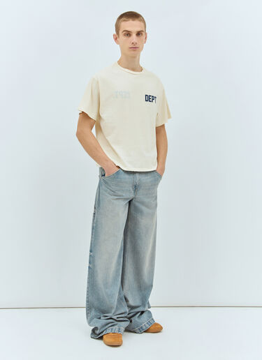 Gallery Dept. Dept Student/Coach 双面 T 恤 乳白色 gdp0158015