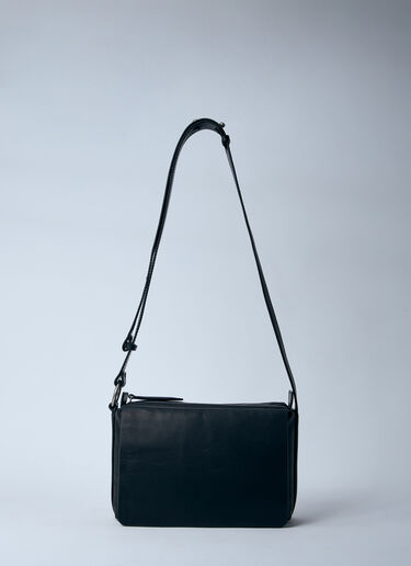 Dries Van Noten 皮革斜挎包  黑色 dvn0160037